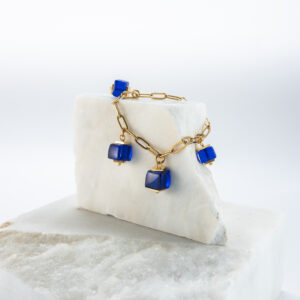 Synthesis water-royal-blue-gold