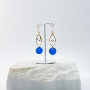 Lotus water-royal-blue-gold