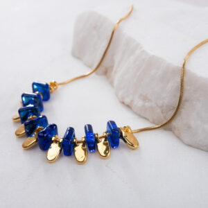 Petal Glow water-royal-blue-gold